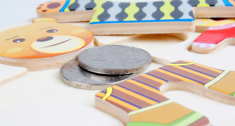 Puzzle Vêtement Bois Montessori