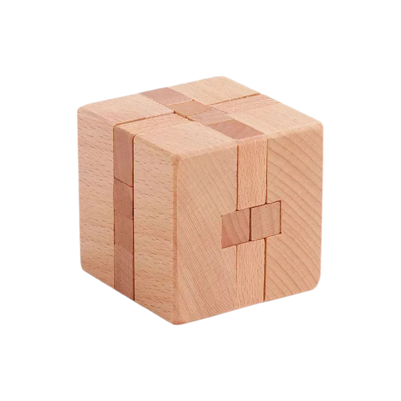 5.8x5.8x5.8 cm Wooden Puzzle