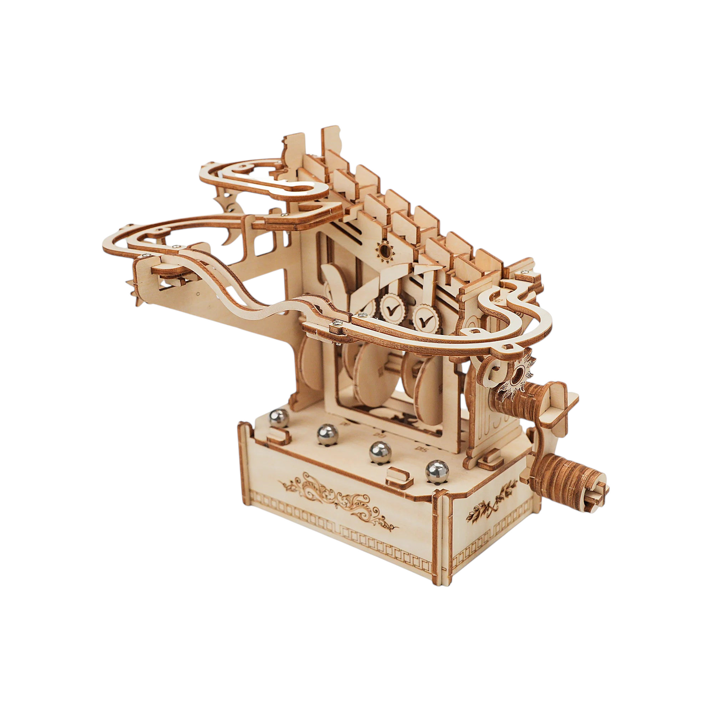 Rompecabezas de canicas de madera en 3D