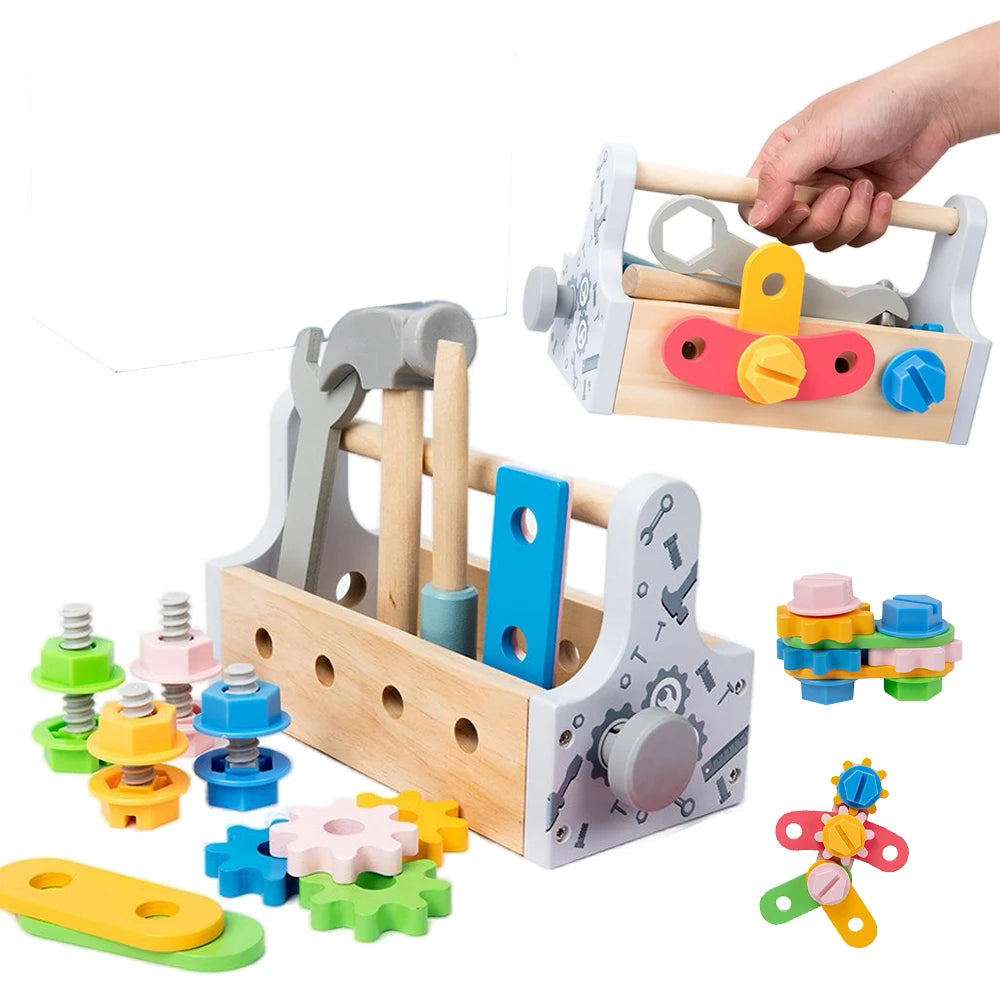 Montessori Wooden and Plastic Craft Kit Toy