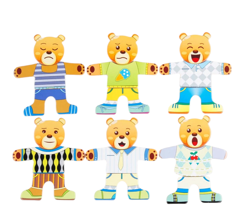 Puzzle Vêtement Bois Montessori