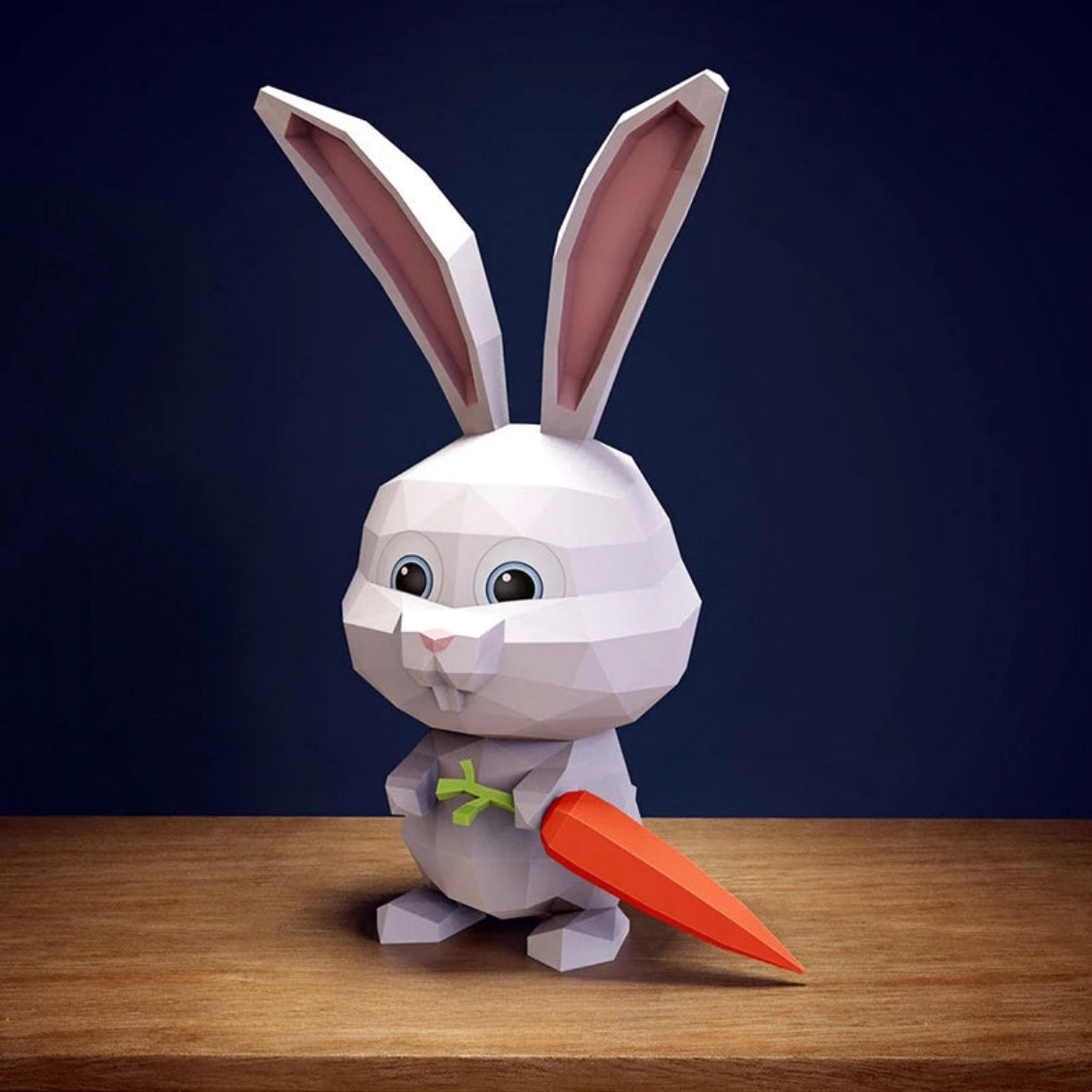 38cm Origami Rabbit 3D Paper Sculpture to Assemble DIY