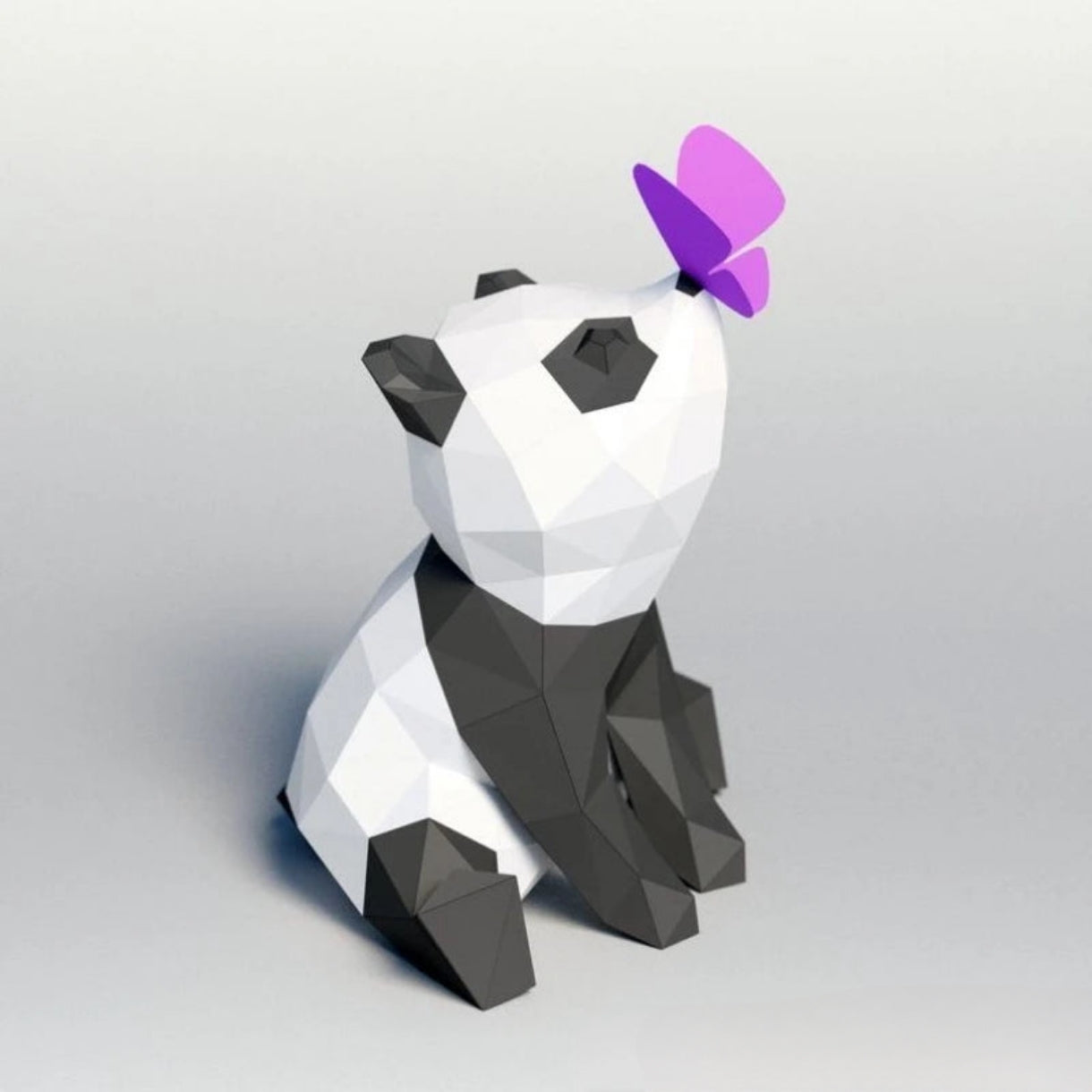 29/42 cm Origami Panda 3D Paper Sculpture to Assemble DIY