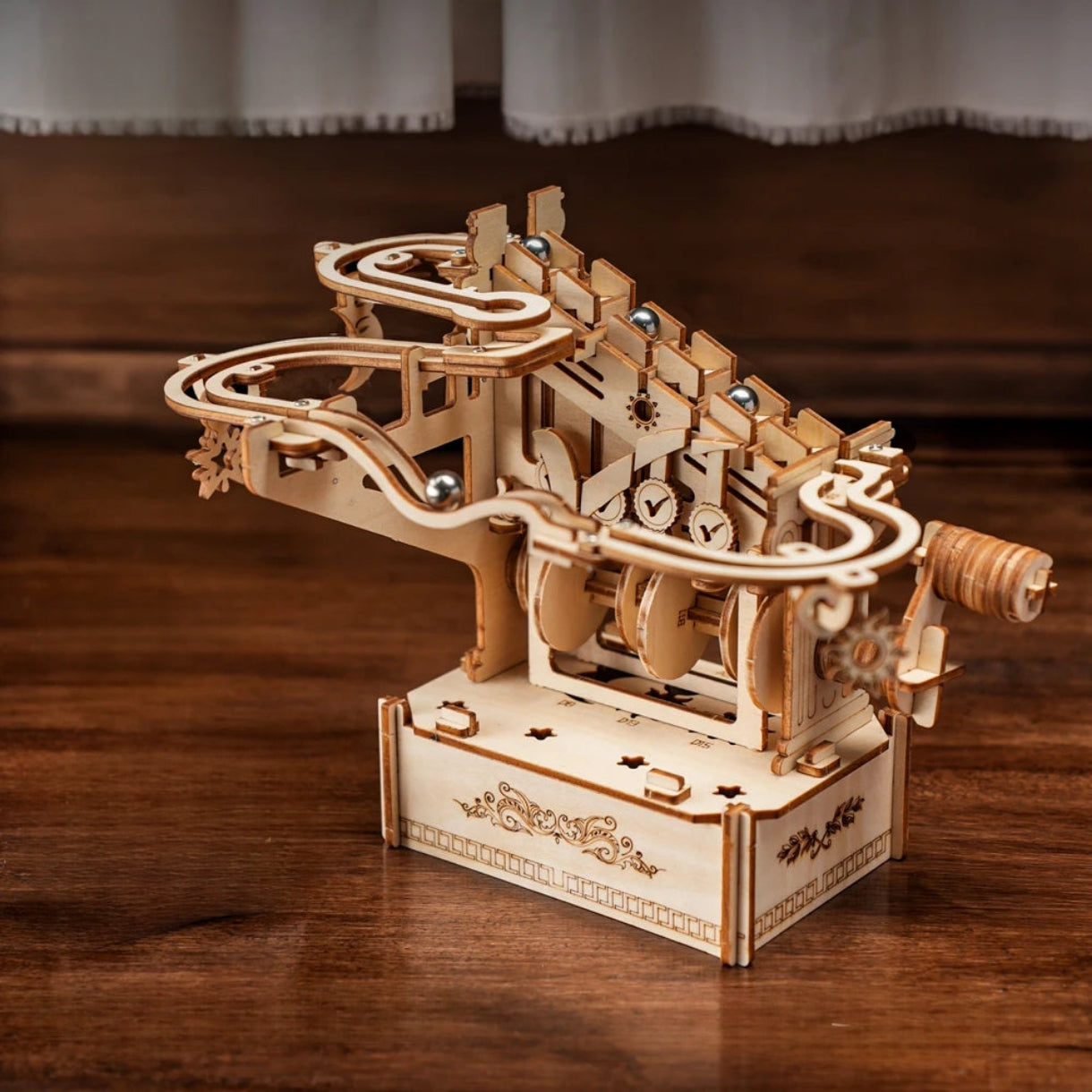 Rompecabezas de canicas de madera en 3D