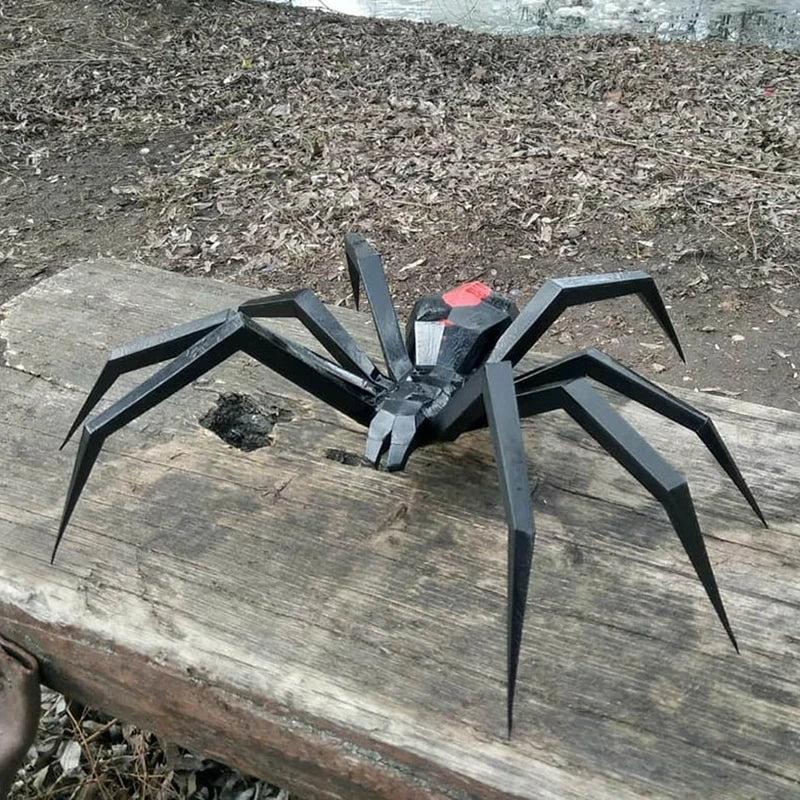38cm Origami Wall Sculpture Halloween Spider 3D Paper DIY Assembly