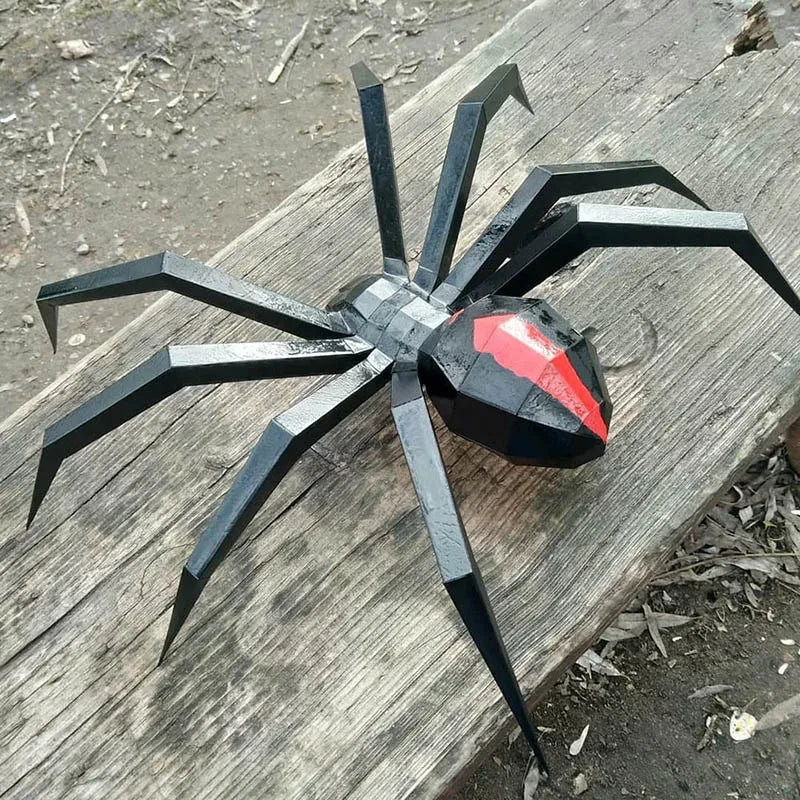 38cm Origami Wall Sculpture Halloween Spider 3D Paper DIY Assembly