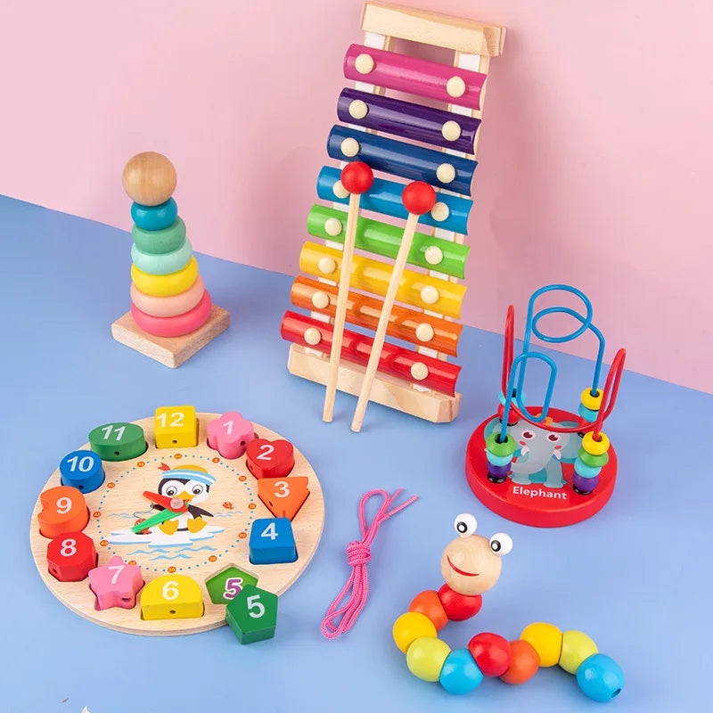 Montessori Wooden Toys Set