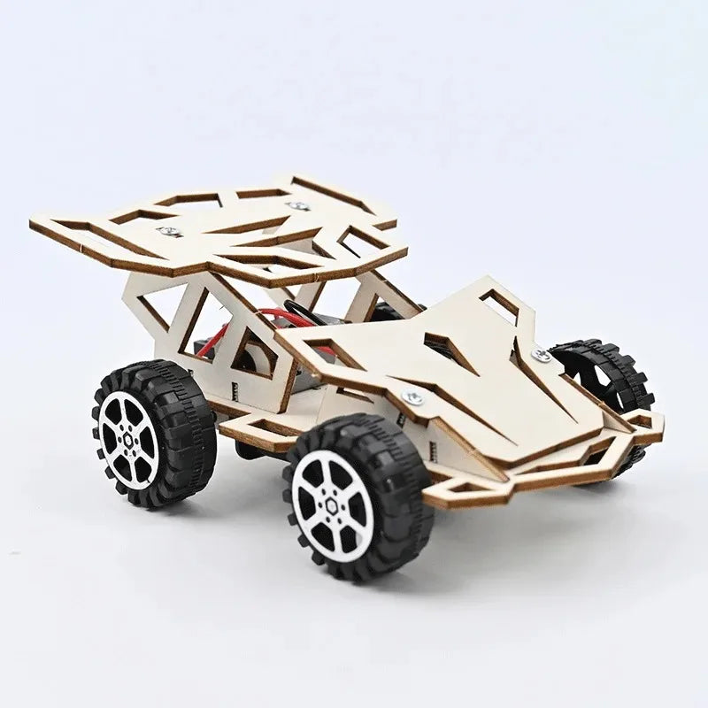 Rompecabezas de madera 3D Coche de control remoto mecánico y eléctrico