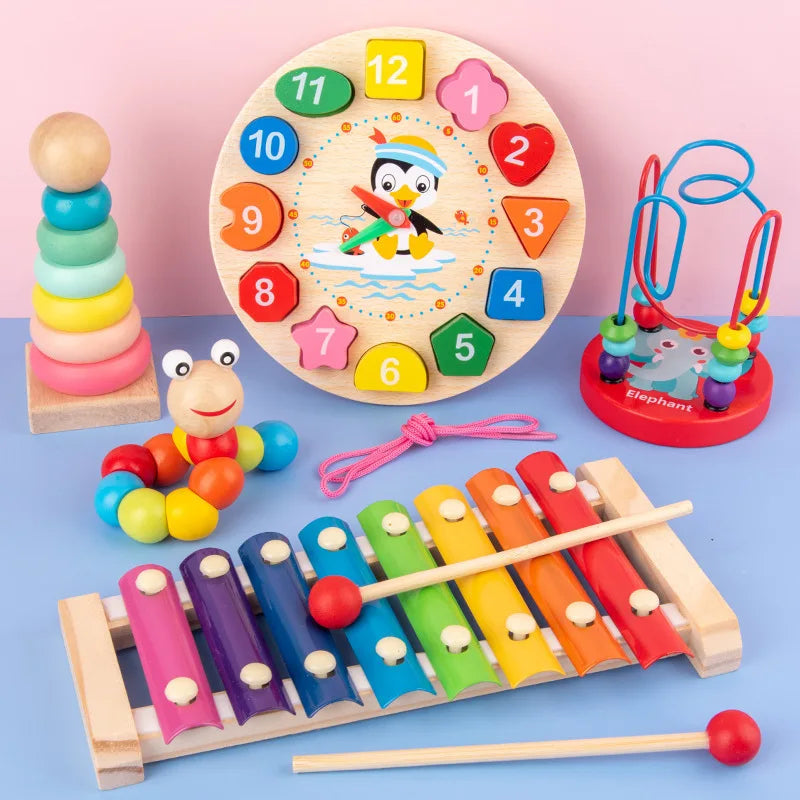 Montessori Wooden Toys Set