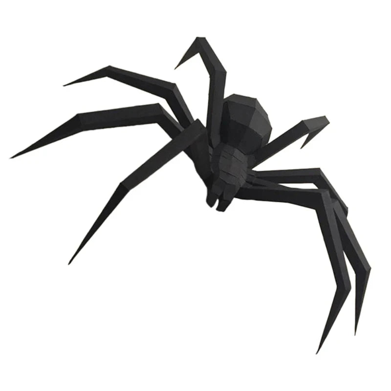 38cm Origami Wall Sculpture Halloween Spider 3D Paper DIY Assembly