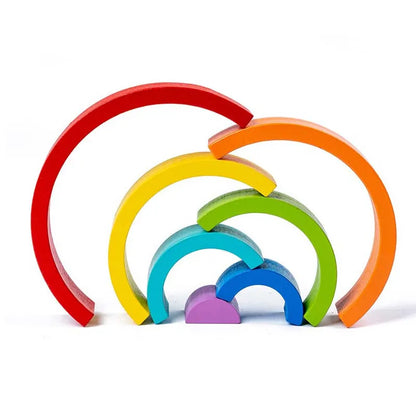 Montessori Wooden Arches Decorations Construction Set