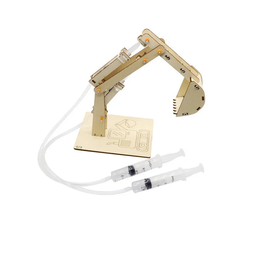 Excavadora hidráulica de madera 3D