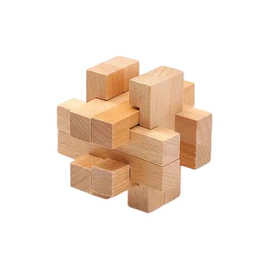 7.5x7.5x7.5 cm Wooden Puzzle