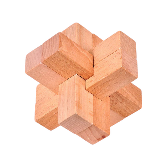 7.5x7.5x7.5 cm Wooden Puzzle