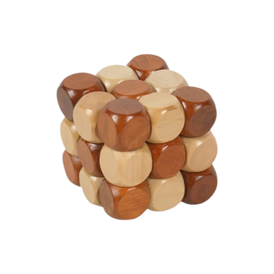 4.8x4.8x4.8 cm Wooden Puzzle