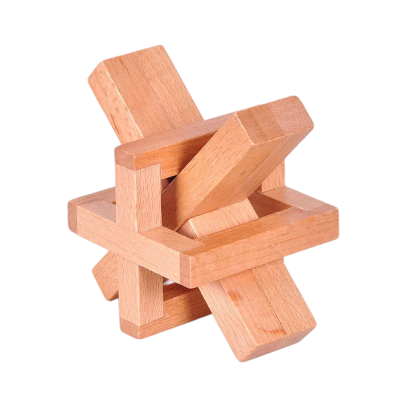 10x10x10 cm Wooden Puzzle
