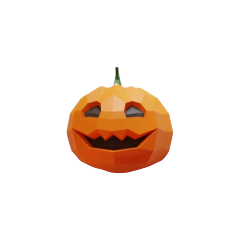 33cm Origami Wall Sculpture 3D Paper Pumpkin to Assemble DIY
