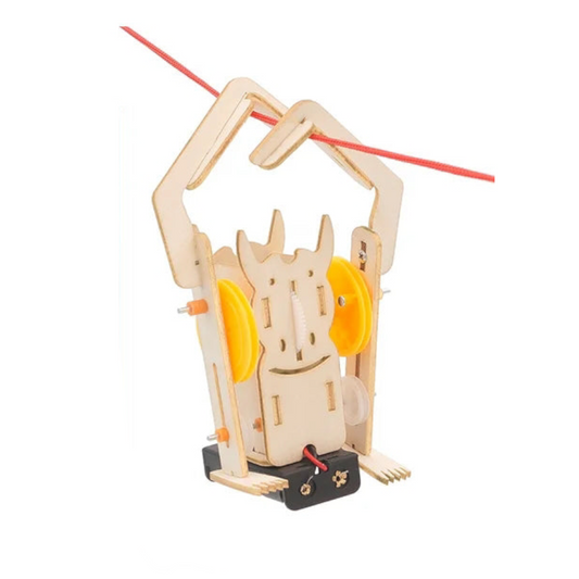 Robot trepador eléctrico y mecánico de madera educativo en 3D