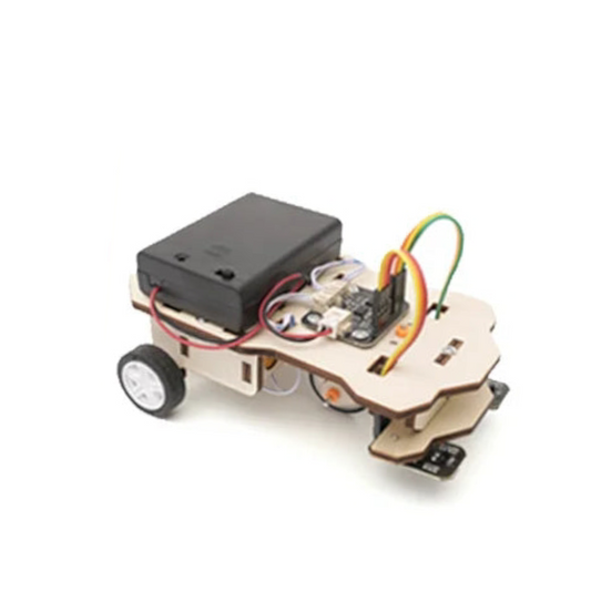 Coche eléctrico rompecabezas de madera 3D