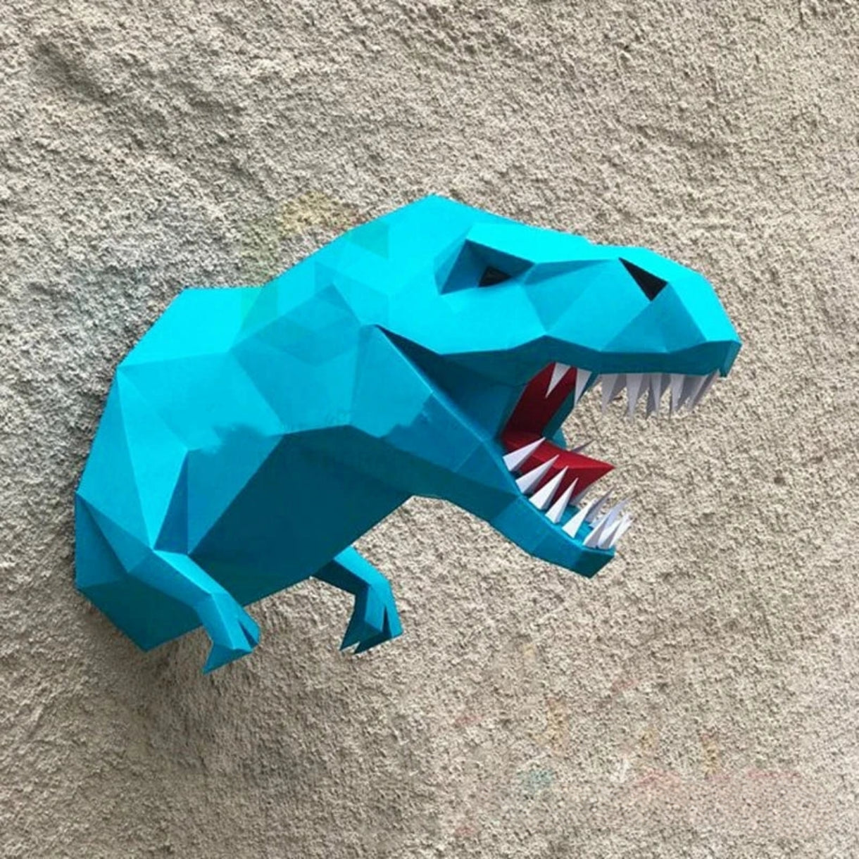 33cm Origami T Rex 3D Paper Wall Sculpture to Assemble DIY 