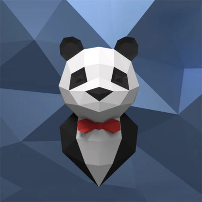 35cm Origami Panda 3D Paper Wall Sculpture to Assemble DIY 