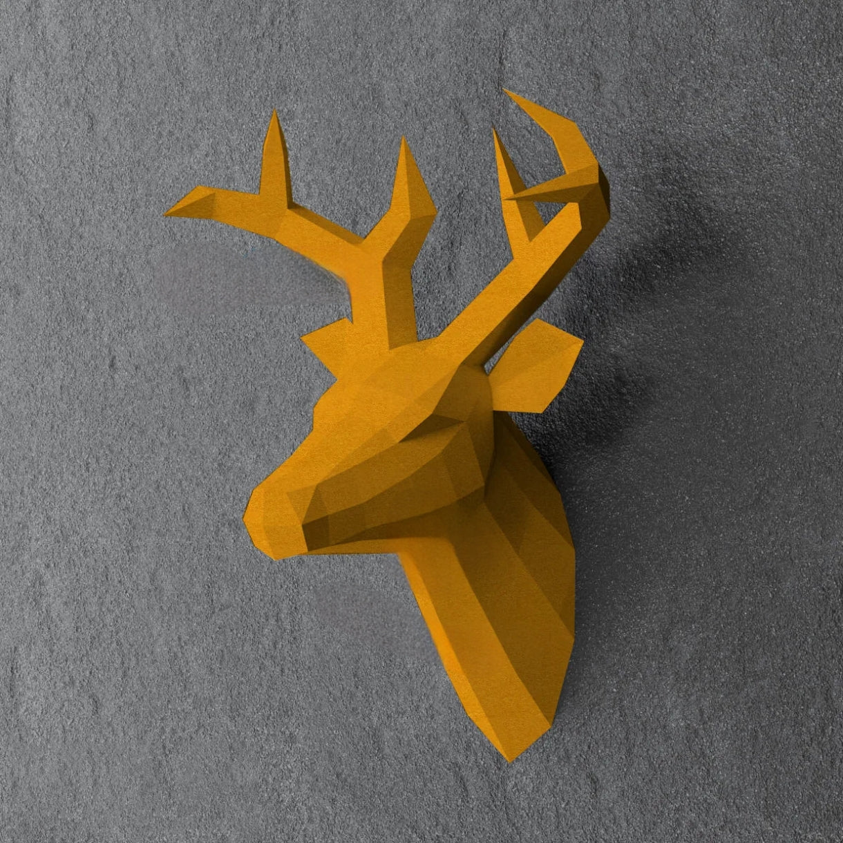 60cm Origami Wall Sculpture 3D Paper Deer to Assemble DIY