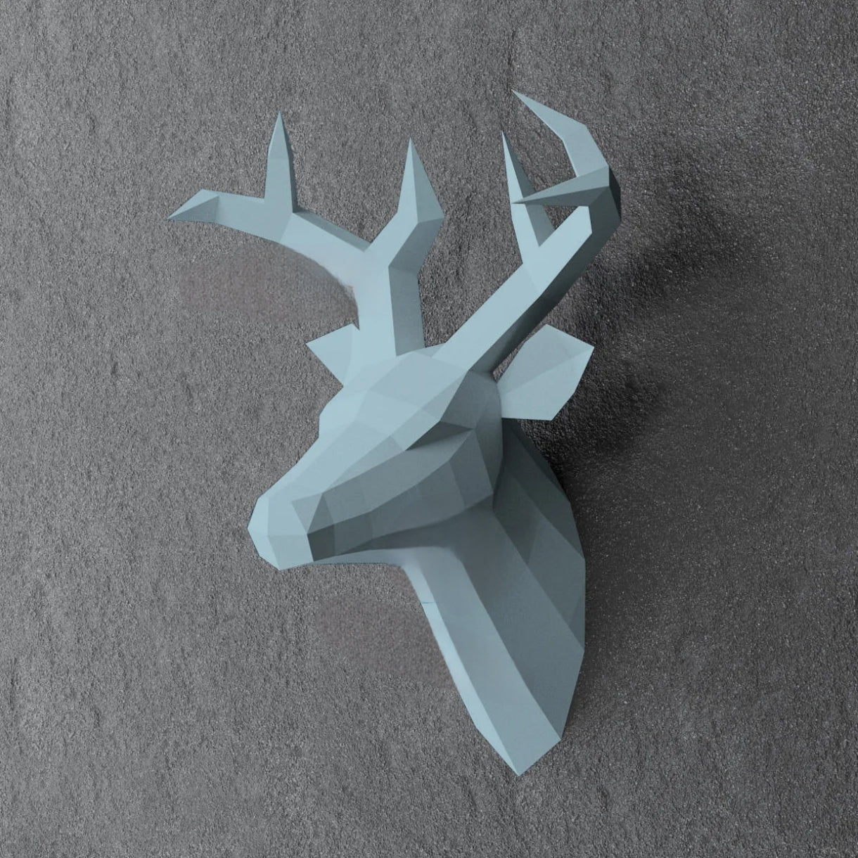 60cm Origami Wall Sculpture 3D Paper Deer to Assemble DIY
