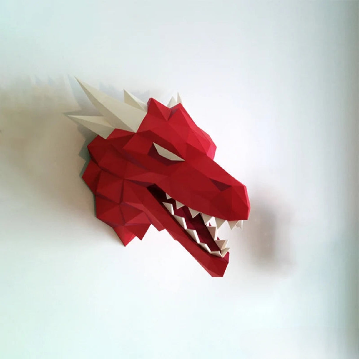 37cm Origami Wall Sculpture 3D Paper Dragon to Assemble DIY