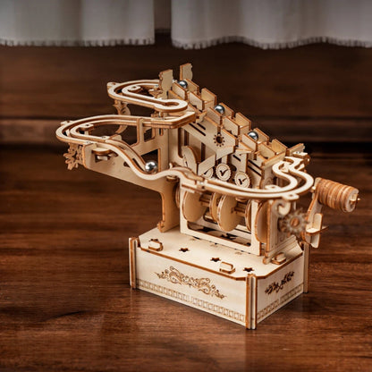 Rompecabezas de canicas de madera en 3D