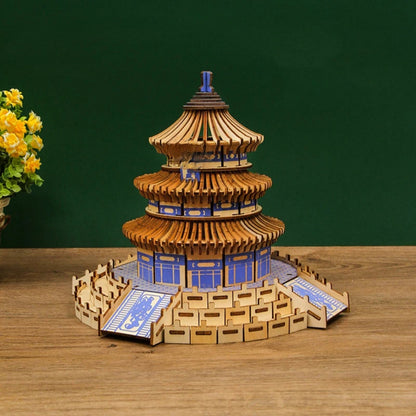 Rompecabezas de madera 3D Arquitectura china