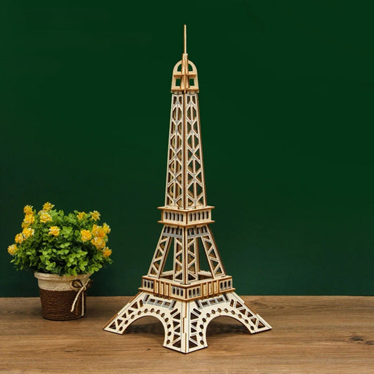 Rompecabezas de madera 3D Torre Eiffel
