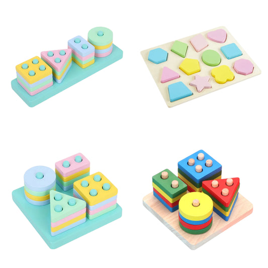 Jeux d'Associations en Bois Montessori