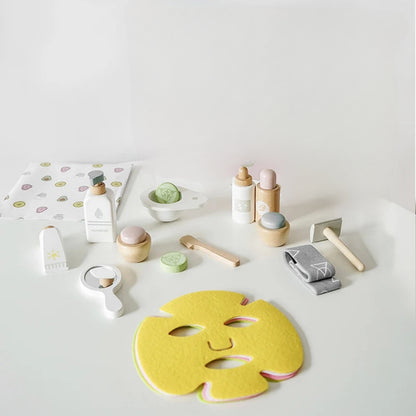 Jouet Simulation Spa Rasage en Bois Montessori