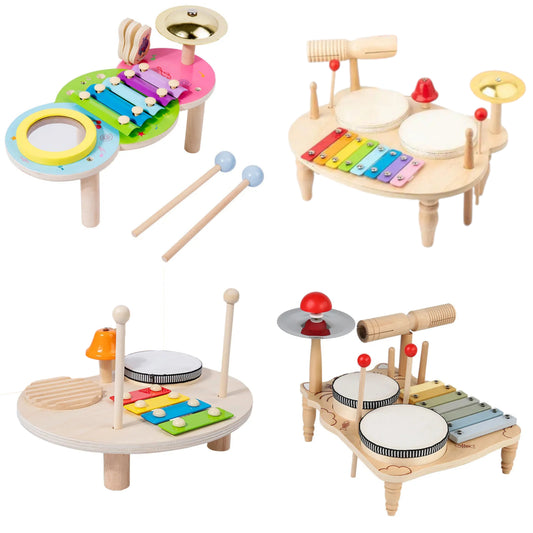 Montessori Wooden Percussion Musical Instruments Kit