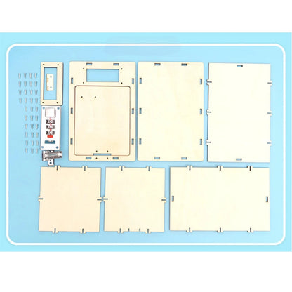 Caja fuerte mecánica de rompecabezas de madera 3D