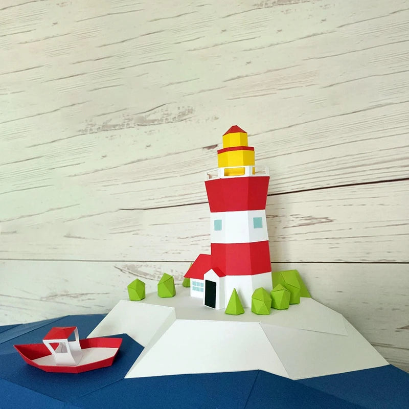 Origami Wall Sculpture 100 cm 3D Paper Whale to Assemble DIY