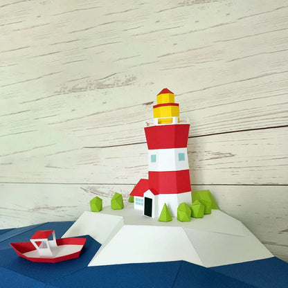 Origami Wall Sculpture 100 cm 3D Paper Whale to Assemble DIY