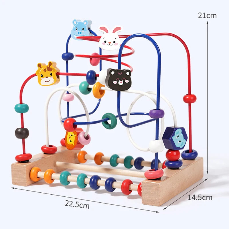 Montessori Wooden Abacus Toy