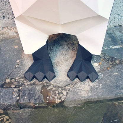 DIY 3D Origami Penguin Paper Sculpture 