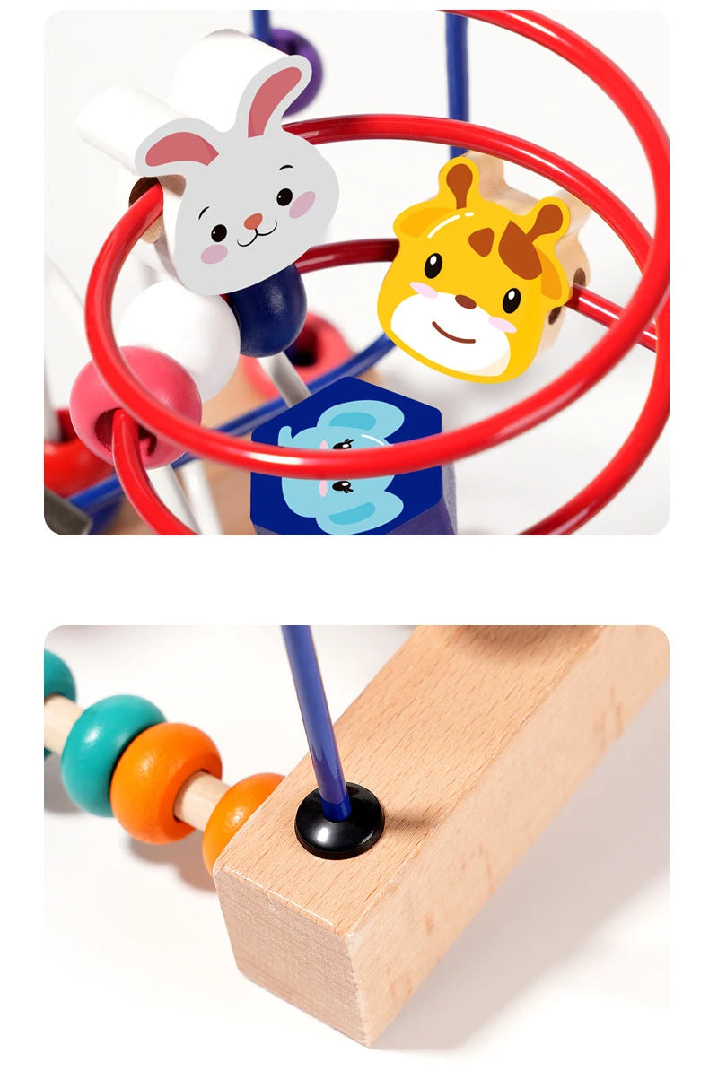 Montessori Wooden Abacus Toy