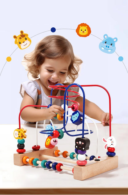 Montessori Wooden Abacus Toy