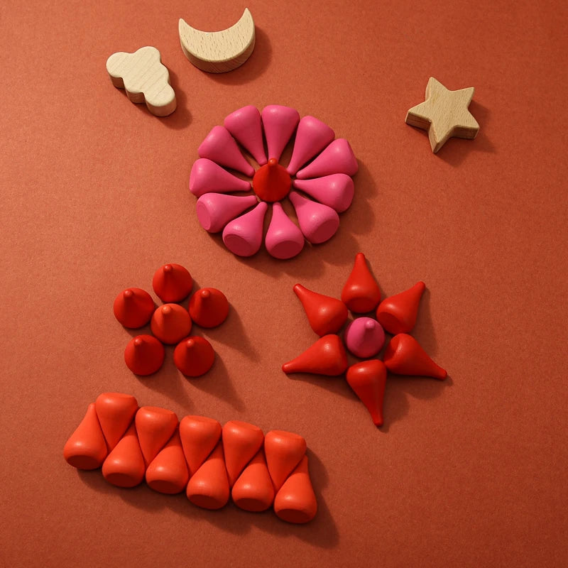 Montessori Wooden Block Creative Assembly Toys