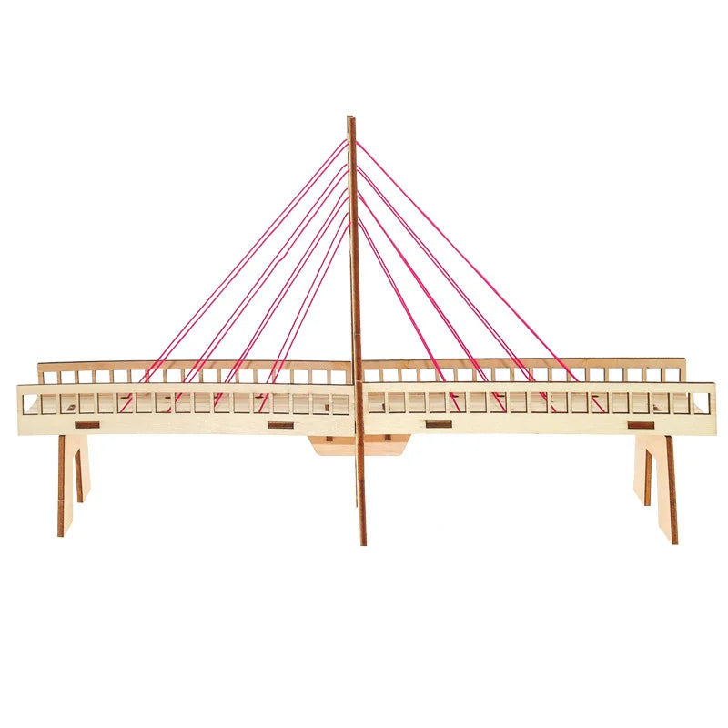 Rompecabezas de puente de madera 3D