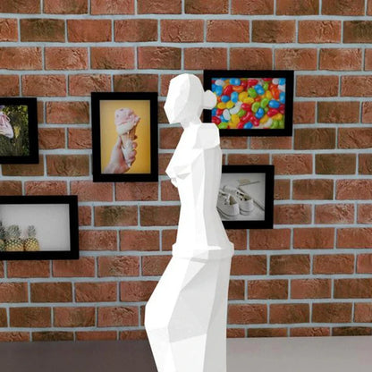 3D Paper Origami Venus de Milo Statue Sculpture to Assemble DIY