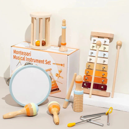 Wooden Percussion Musical Instrument Kits
