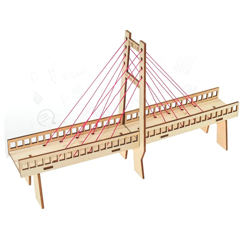 Rompecabezas de puente de madera 3D