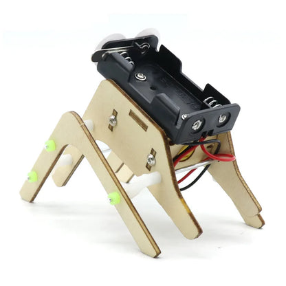 Robot araña autómata de madera eléctrico 3D