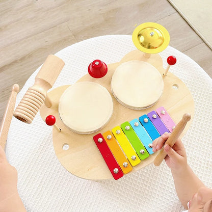 Montessori Wooden Percussion Musical Instruments Kit