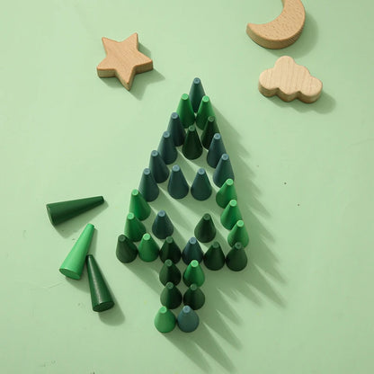 Montessori Wooden Block Creative Assembly Toys