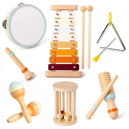 Wooden Percussion Musical Instrument Kits
